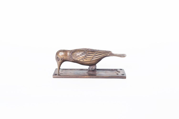 Tocapuerta de bronce pájaro - Imagen 5