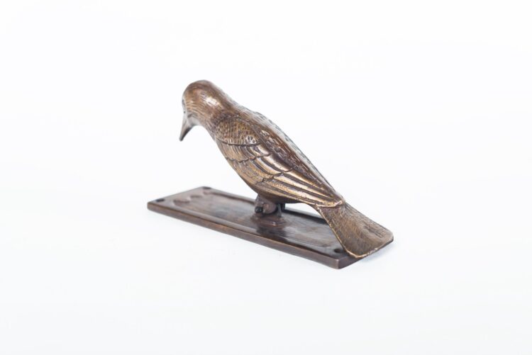 Tocapuerta de bronce pájaro - Imagen 2