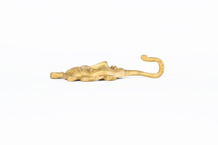 Perchero de bronce cara - Imagen 4