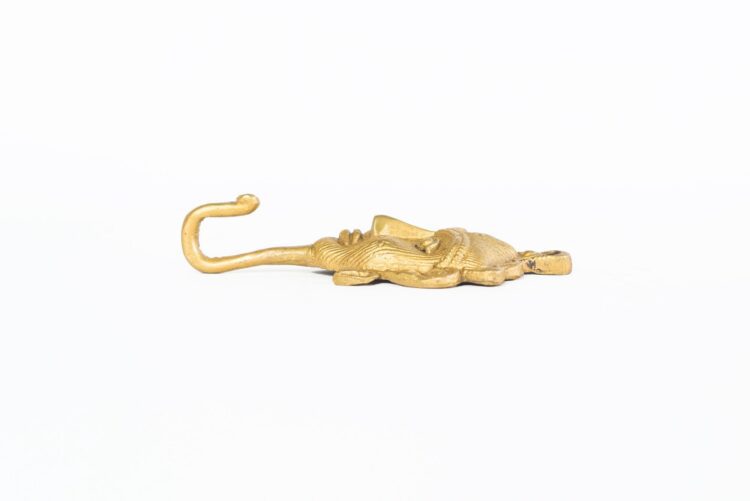 Perchero de bronce cara - Imagen 3