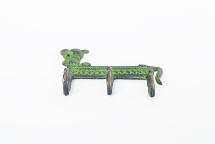 Perchero de bronce caballo 3 ganchos - Imagen 4