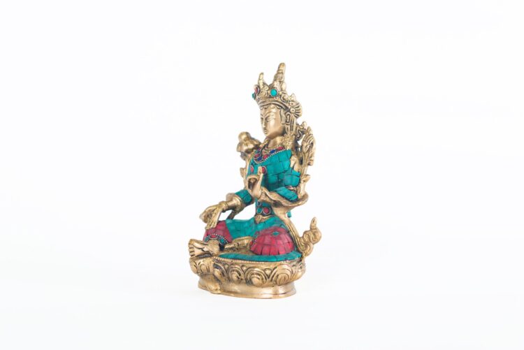 Tara en bronce y piedras - Imagen 4