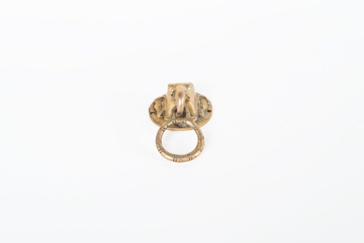 Tocapuerta de bronce elefante - Imagen 2
