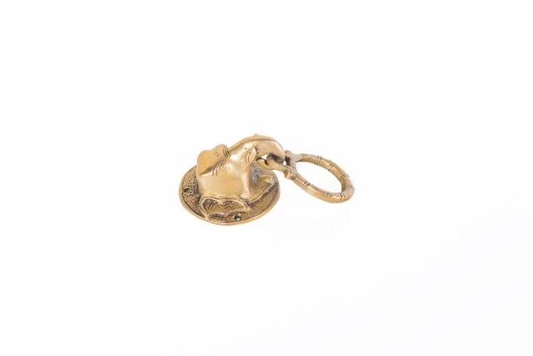 Tocapuerta de bronce elefante - Imagen 6