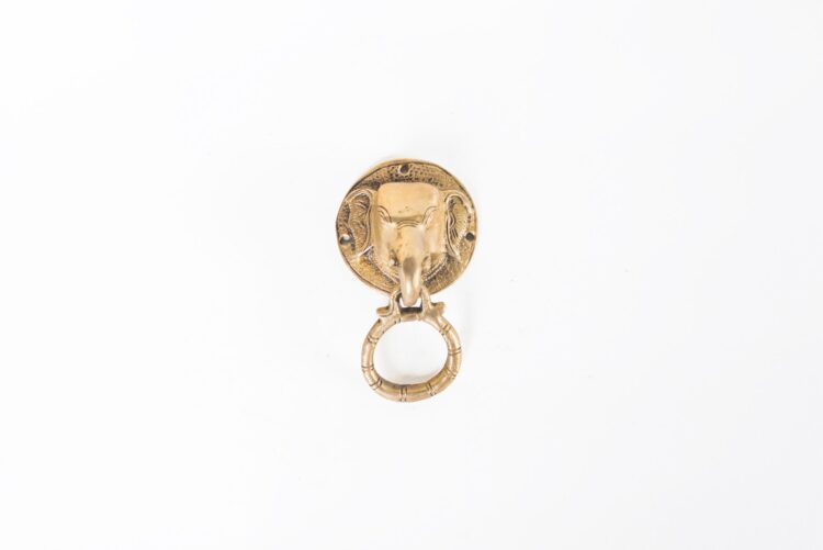 Tocapuerta de bronce elefante