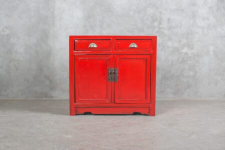 Mueble lacado Color Rojoy Color Negro)