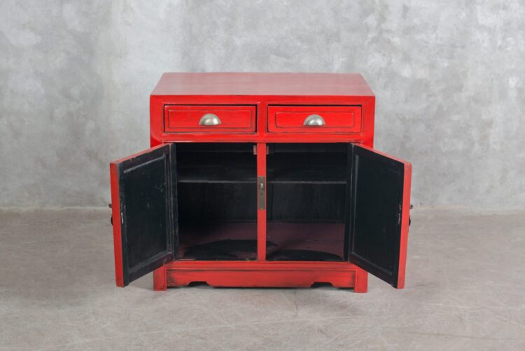 Mueble lacado Color Rojoy Color Negro) - Imagen 7