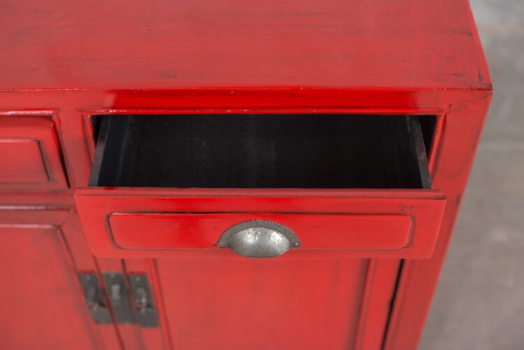 Mueble lacado Color Rojoy Color Negro) - Imagen 6