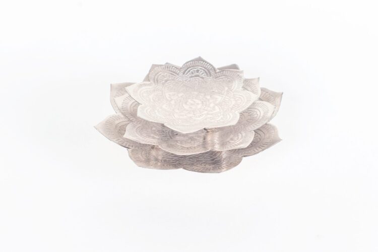 Porta velas flor de loto 3 tamaños - Imagen 5