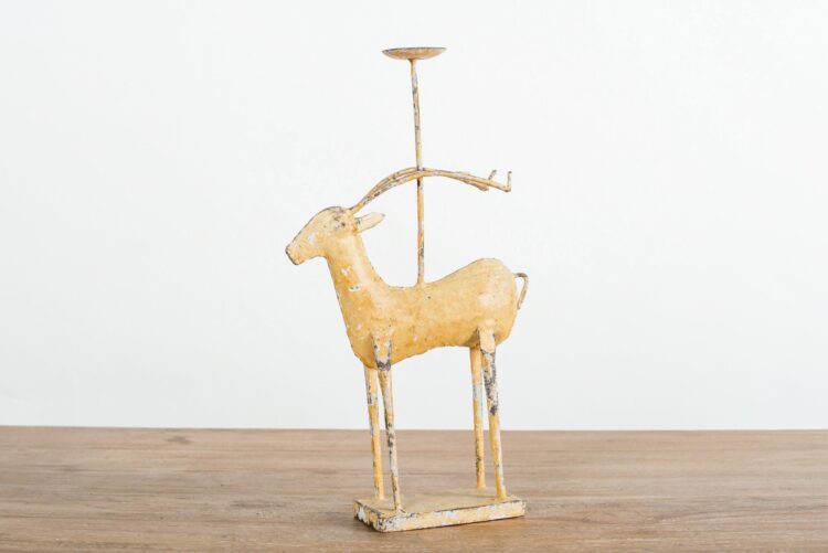 Candelabro alce de metal - Imagen 6