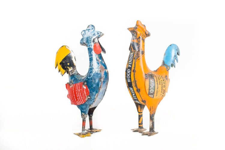 Gallo de metal