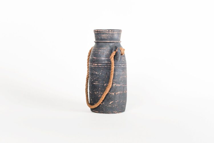 Potiche antiguo de ceramica - Imagen 4
