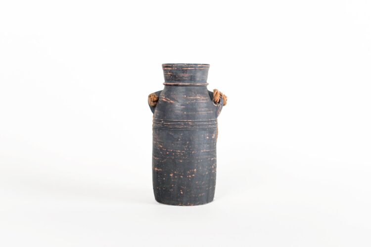 Potiche antiguo de ceramica - Imagen 2