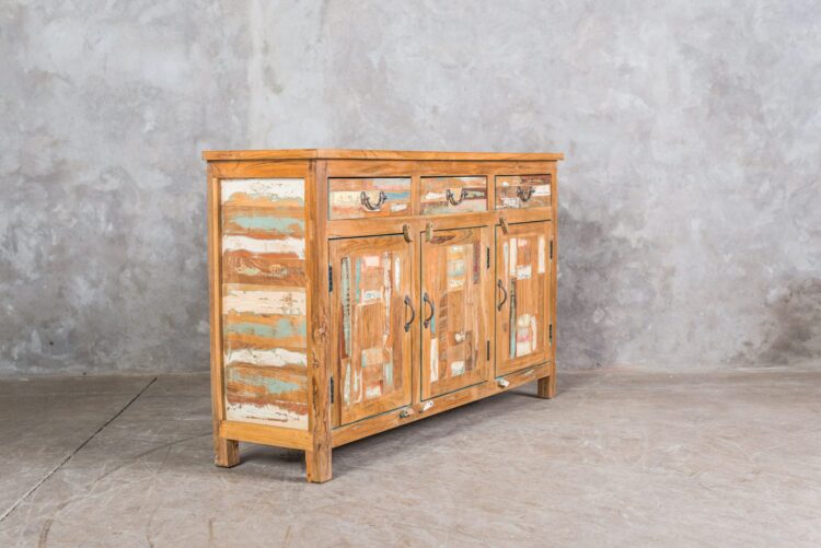 Buffet indio de maderas recicladas - Imagen 4