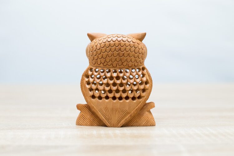 Búho de madera - Imagen 2
