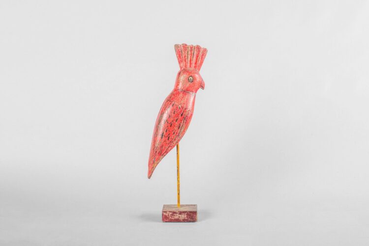 Loro de madera pintado - Imagen 5