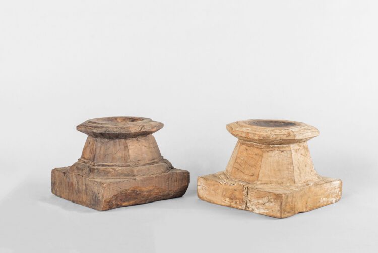 Base de Madera Reciclada Candelabro(valor unitario) - Imagen 5