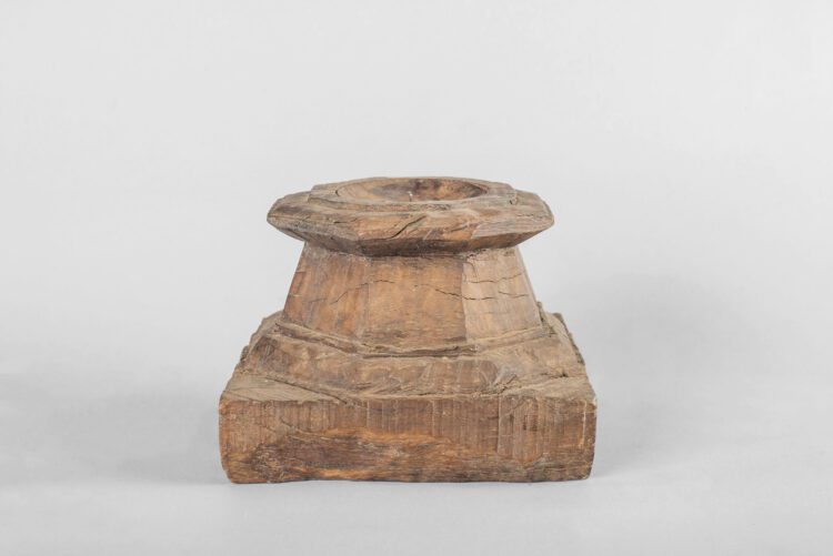Base de Madera Reciclada Candelabro(valor unitario) - Imagen 3