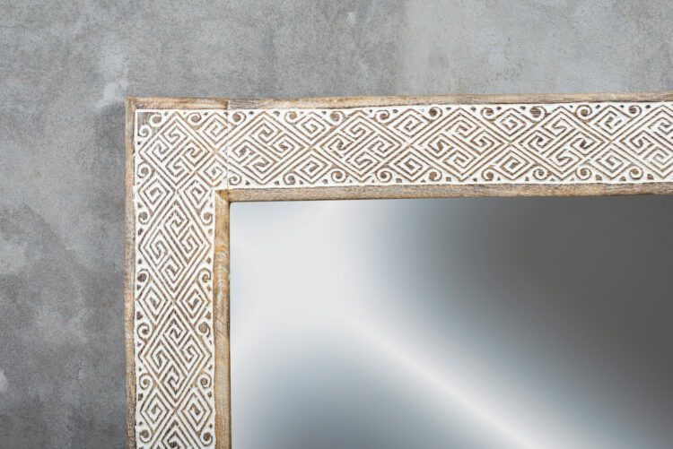 Espejo rectangular tallado XL - Imagen 9