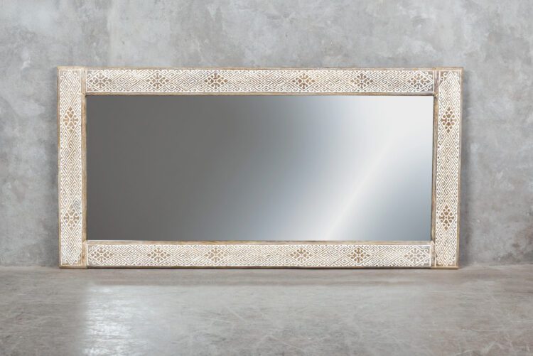 Espejo rectangular tallado XL - Imagen 7