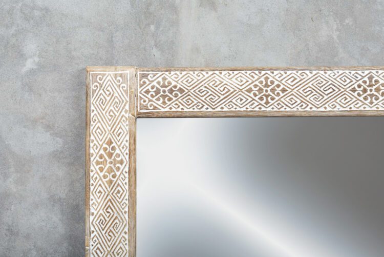 Espejo rectangular tallado XL - Imagen 6