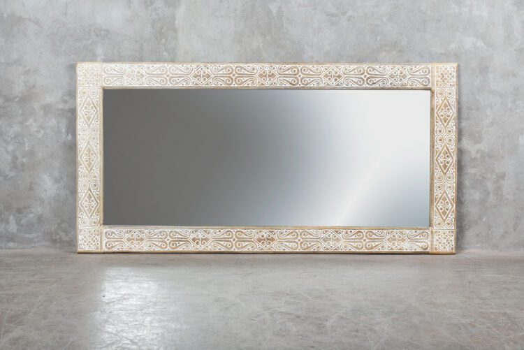 Espejo rectangular tallado XL - Imagen 5