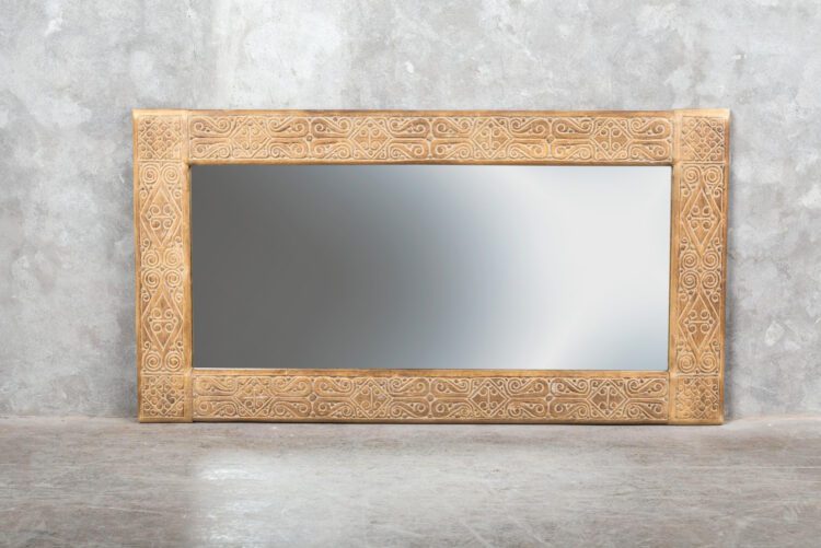 Espejo rectangular tallado M - Imagen 5