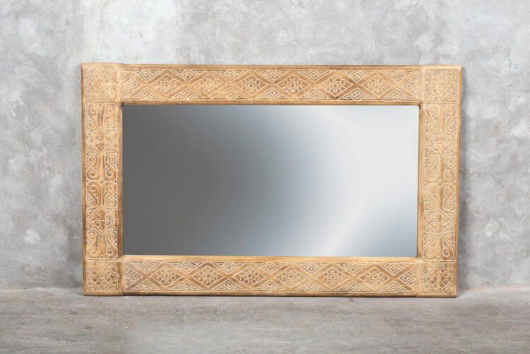 Espejo rectangular tallado S - Imagen 3