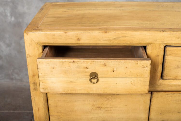 Cabinet natural 2 cajones - Imagen 6