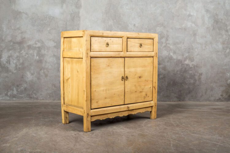 Cabinet natural 2 cajones - Imagen 3