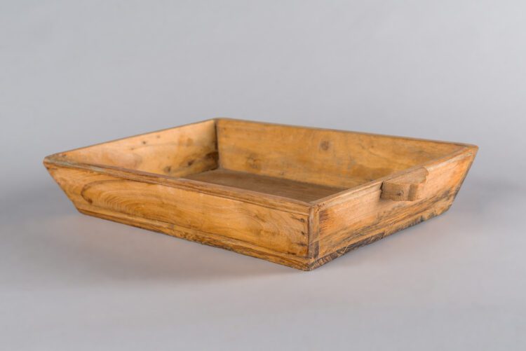 Fuente rectangular de Madera con asas - Imagen 2