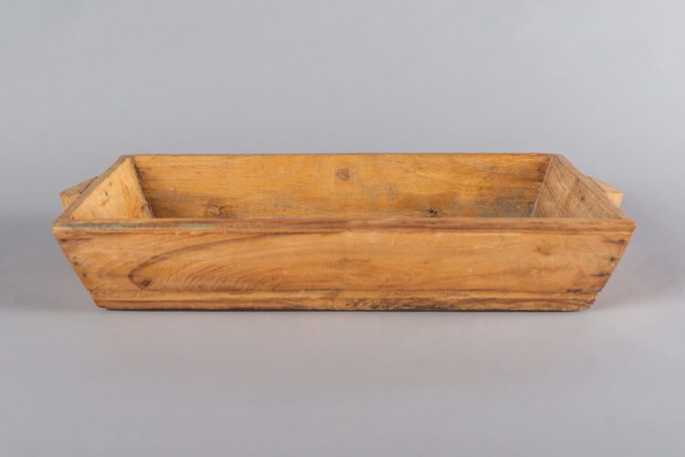 Fuente rectangular de Madera con asas - Imagen 3