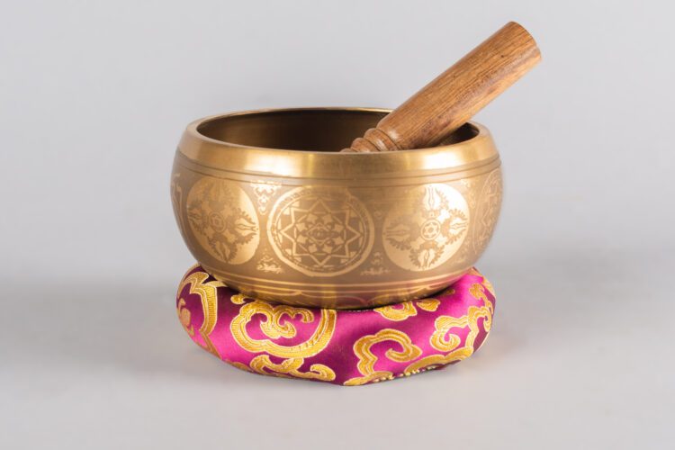Cuenco tibetano 15 cms de diámetro ,  Diseño Mandala