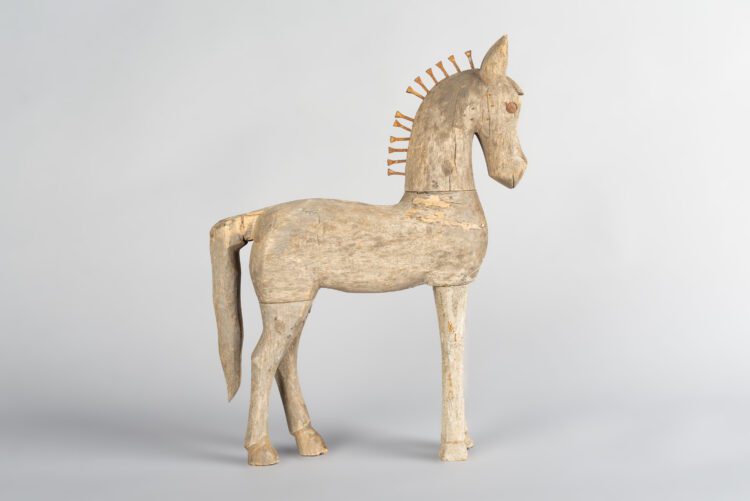 Escultura Antigua  Caballo en Madera - Imagen 3