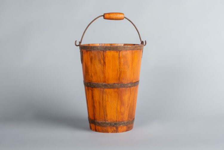Baldes Madera Natural y Metal - Imagen 3