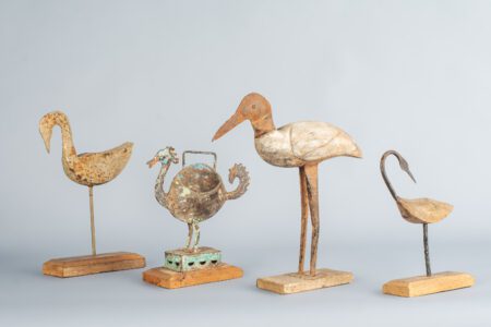 Esculturas Pato en Fierro