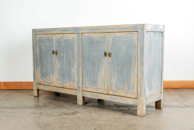 Buffet Chino 4 puertas  Gris Decapado - Imagen 5