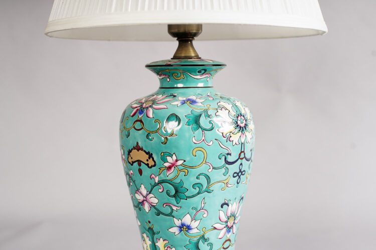 Lámpara de Porcelana China (solo base) - Imagen 2
