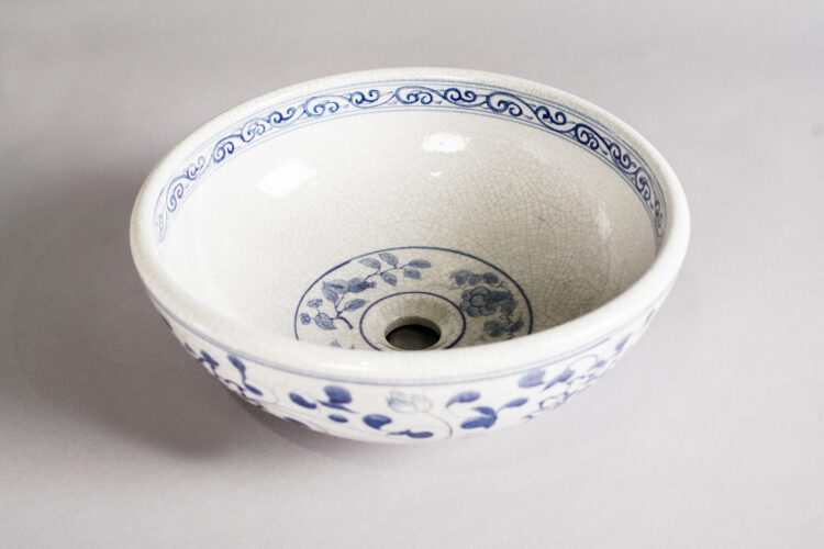 Lavamanos Chino Azul Y blanco - Imagen 3
