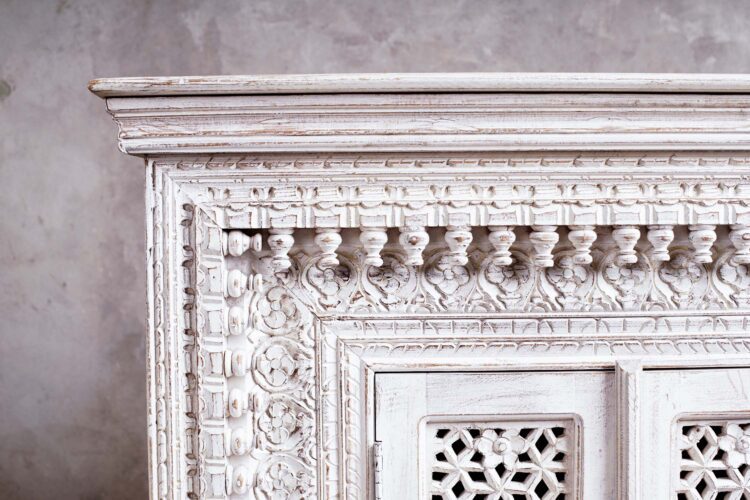 Mueble Tallado Blanco - Imagen 2