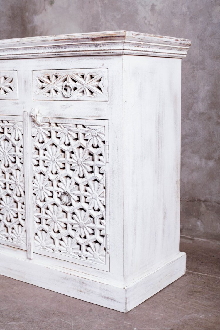 Buffet Indio Tallado 4 Puertas 4 Cajones - Imagen 6