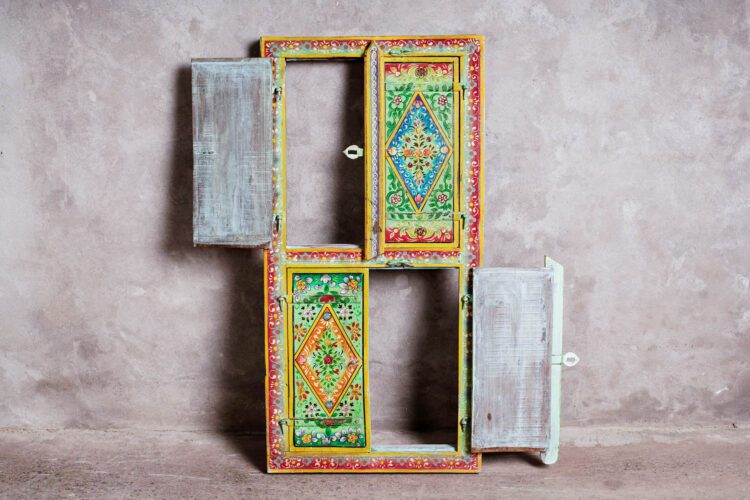 Persiana india madera pintada - Imagen 4