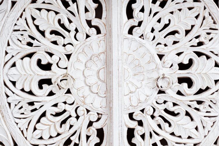 Cabinet Hindu 2 PuertasTallado - Imagen 2