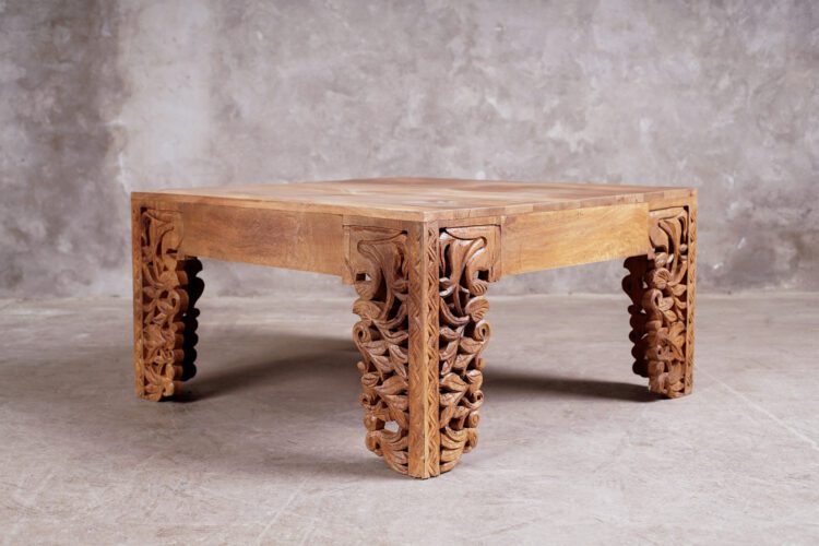 Mesa India patas talladas - Imagen 5