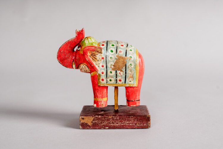 Elefante de madera Pintado - Imagen 12