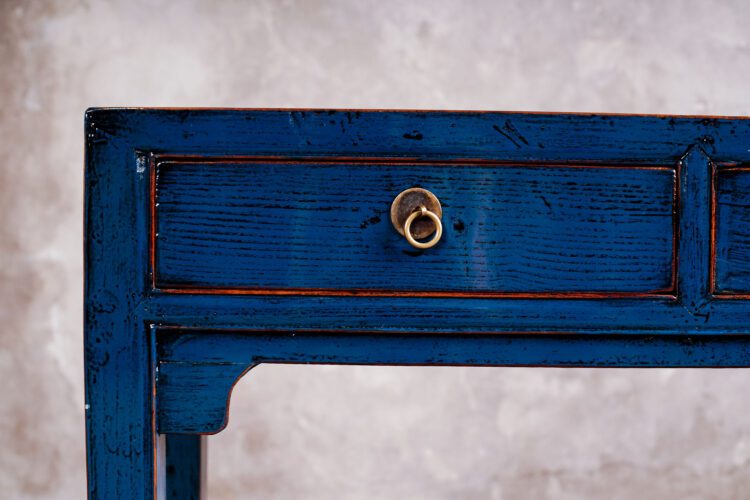 Arrimo Chino Lacado Azul - Imagen 2