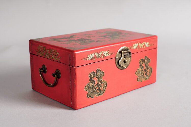 Cajas Cuerina Roja, 3 Tamaños