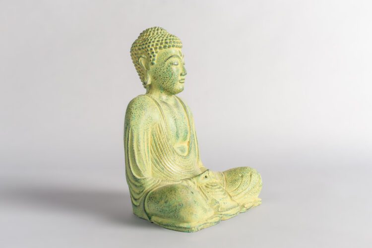 Buda Meditando 25 cms Colores - Imagen 6