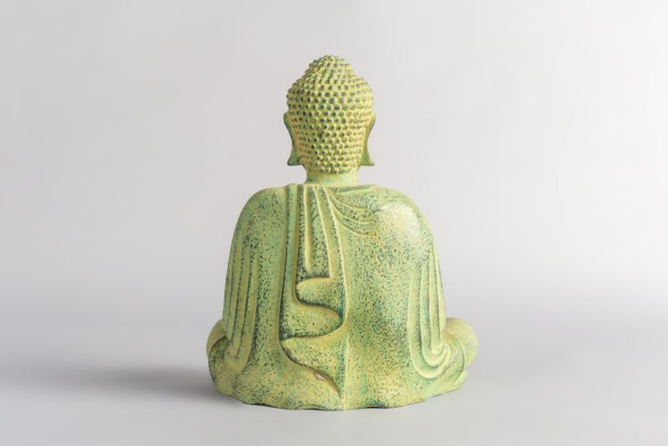 Buda Meditando 25 cms Colores - Imagen 7