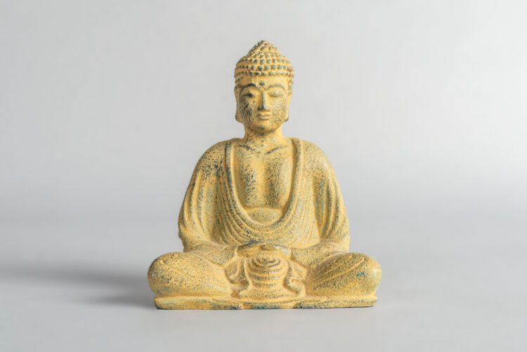 Buda Meditando 30 cms Colores - Imagen 2